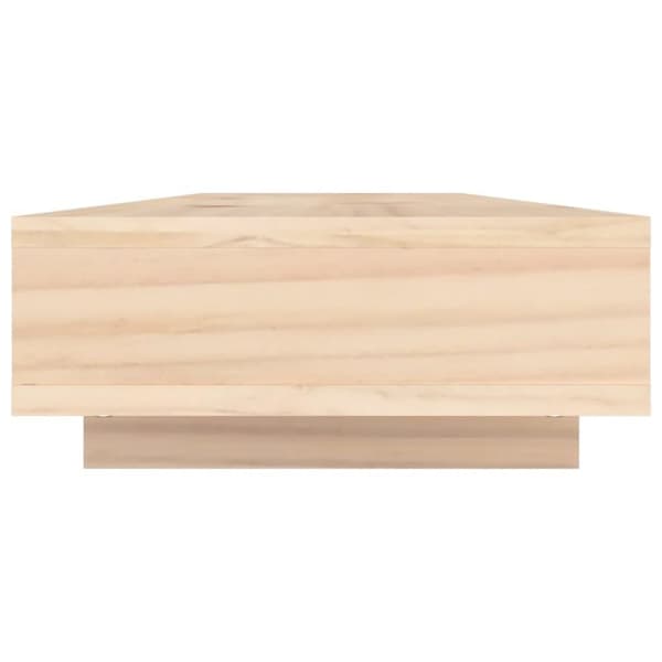 vidaXL Monitorstativ 100x27x14 cm heltre furu