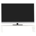 Miniatyrbilde 4 av 9: vidaXL Monitorstativ hvit 50x27x10 cm heltre furu
