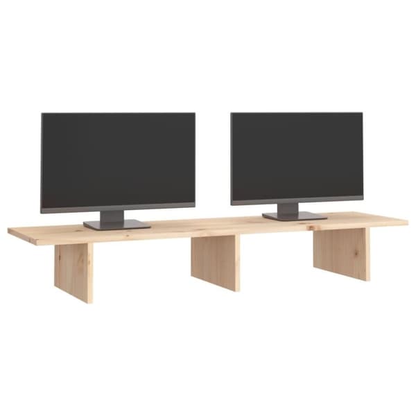 vidaXL Skärmställ 100x27x15 cm massiv furu