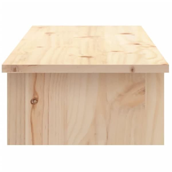 vidaXL Skärmställ 100x27x15 cm massiv furu