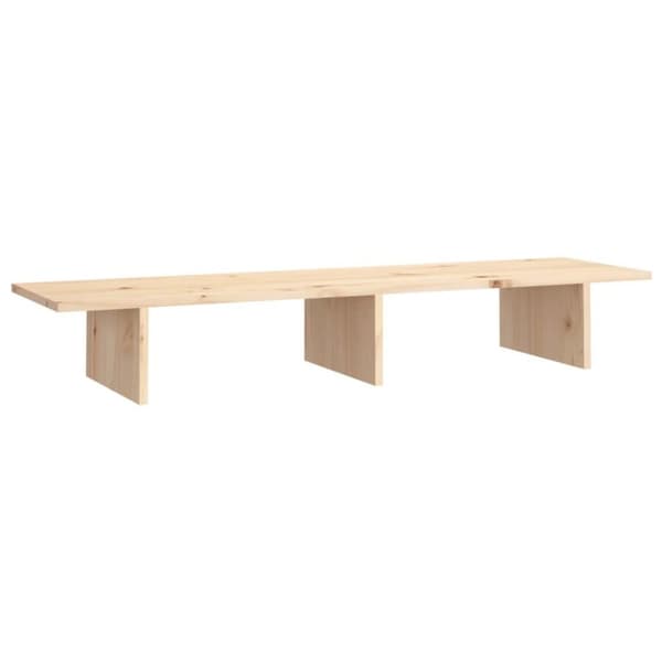 vidaXL Skärmställ 100x27x15 cm massiv furu