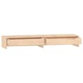 Miniatyrbilde 6 av 9: vidaXL Monitorstativ 100x27x15 cm heltre furu