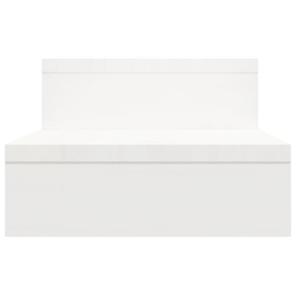 vidaXL skærmholder (52-101)x22x14 cm massivt fyrretræ hvid