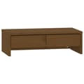 Pikkukuva 1 / 9: vidaXL Näyttökoroke hunajanruskea 50x27x15 cm täysi mänty