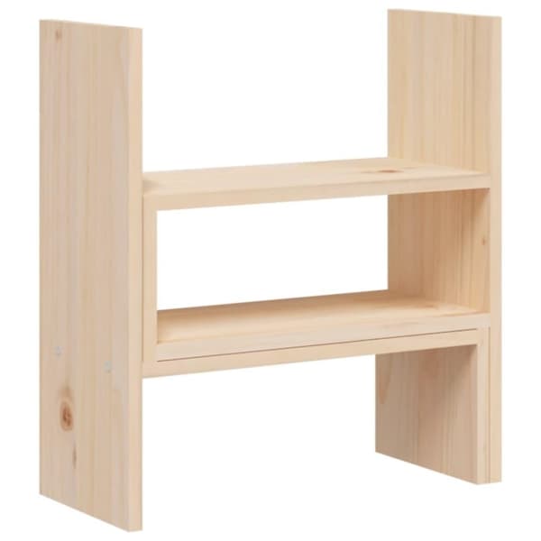 vidaXL Näyttökoroke (39-72)x17x43 cm täysi mänty