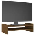 Miniatyrbild 4 av 10: vidaXL Skärmställ honungsbrun 50x27x15 cm massiv furu