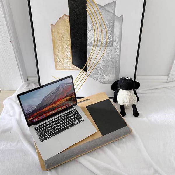 Laptopbord för knät 55 x 36.6 cm