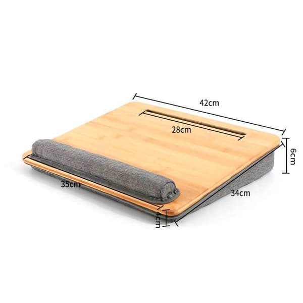Laptopbord for Kneet 42x34 cm - Ergonomisk Design med Håndleddsstøtte