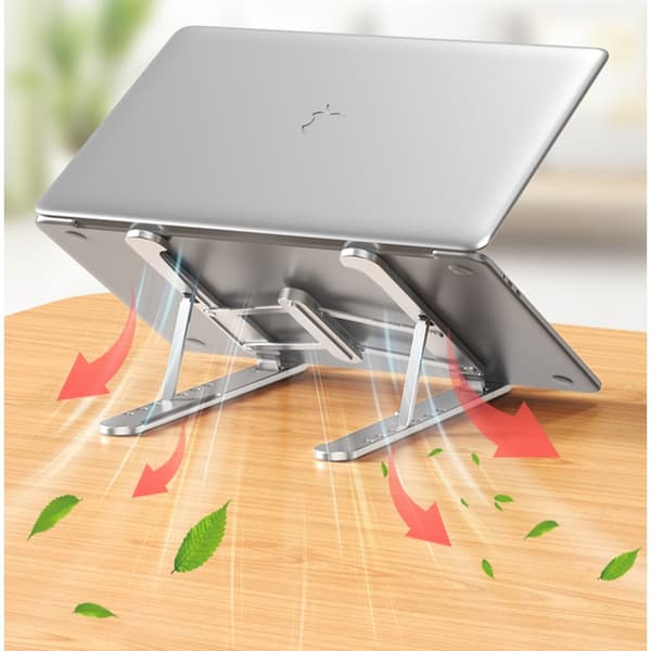 Fällbart laptopstativ 7 nivåer värmeavledning