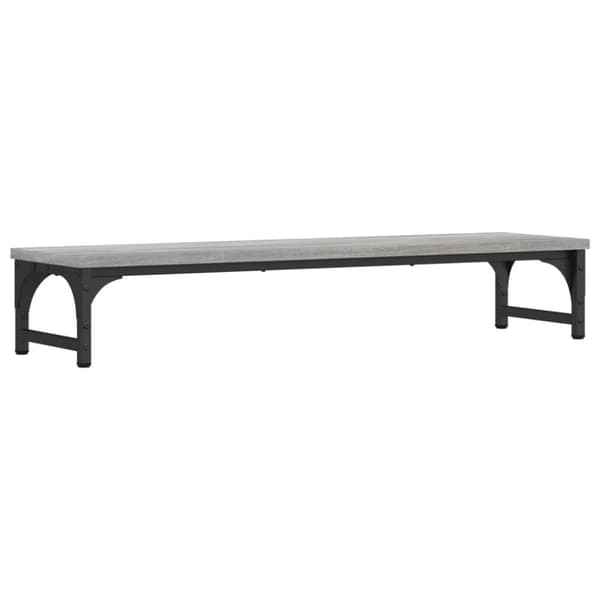 vidaXL Näyttöteline harmaa Sonoma 85x23x15,5 cm tekninen puu