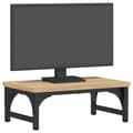 Miniatyrbillede 3 af 9: vidaXL skærmstander 37x23x14 cm konstrueret træ sonoma-eg