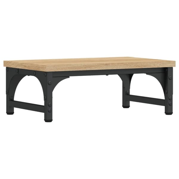 vidaXL skærmstander 37x23x14 cm konstrueret træ sonoma-eg