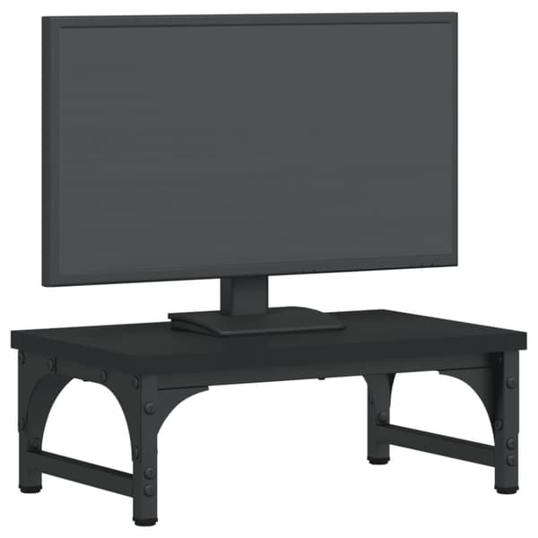vidaXL Skjermstativ svart 37x23x14 cm konstruert tre