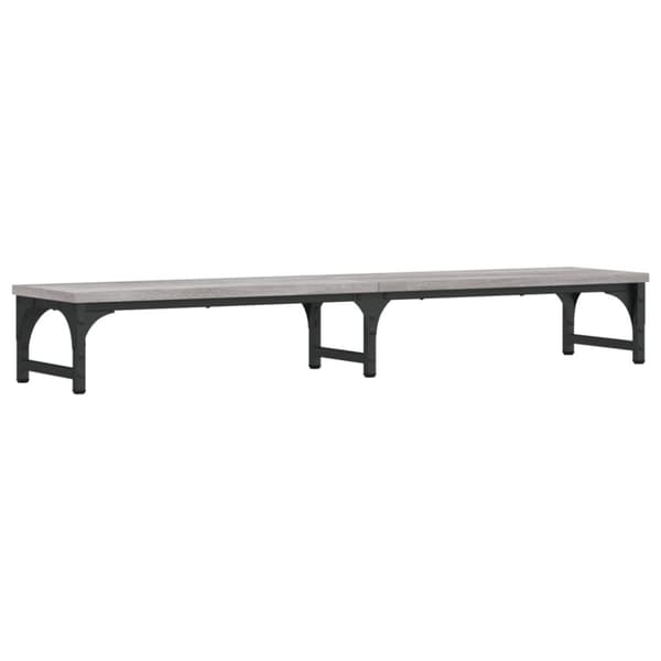 vidaXL Näyttöteline harmaa Sonoma 105x23x15,5 cm tekninen puu