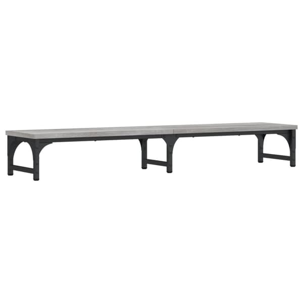 vidaXL Skjermstativ grå sonoma 105x23x15,5 cm konstruert tre