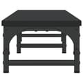 Miniatyrbillede 5 af 9: vidaXL skærmstander 105x23x15,5 cm konstrueret træ sort