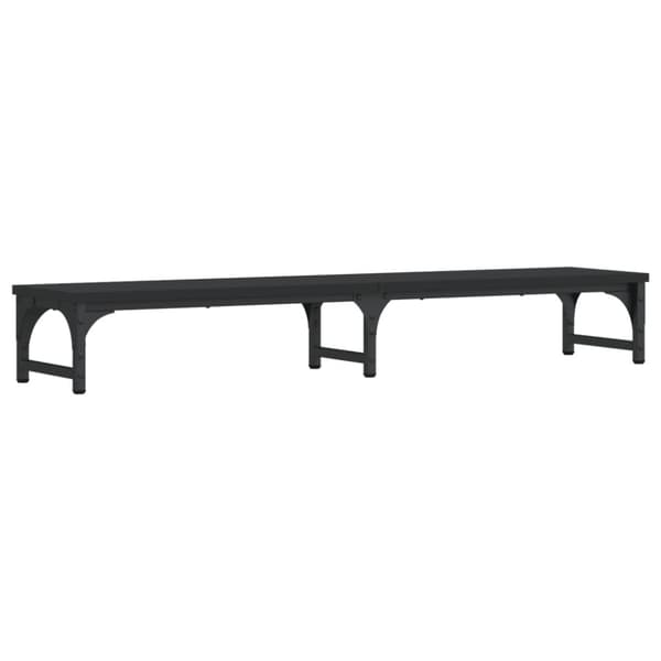 vidaXL skærmstander 105x23x15,5 cm konstrueret træ sort