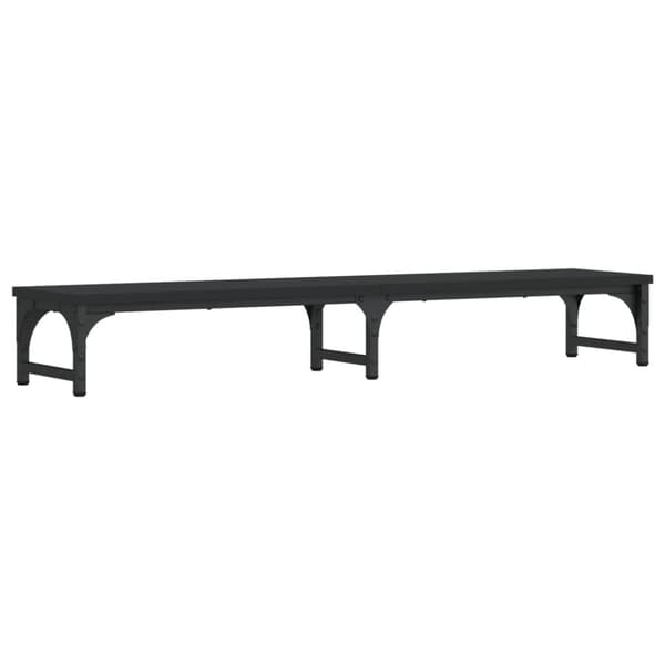 vidaXL Skärmställ svart 105x23x15,5 cm konstruerat trä
