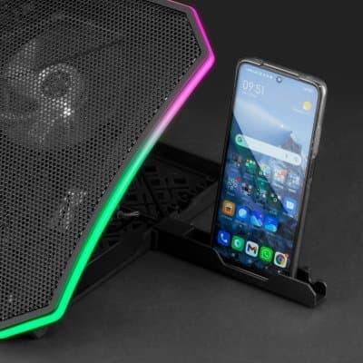 Mars Gaming MNBC6 RGB / USB HUB Laptop Cooling Gaming Stand