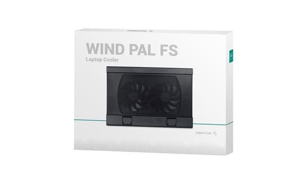 DeepCool Wind Pal FS kølepude til bærbar computer 1200 RPM Sort