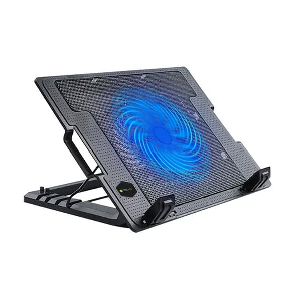 Techly Notebook-stativ og kølepude til Notebook op til 17,3" Sort