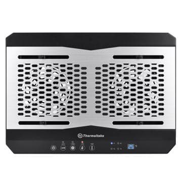 Thermaltake CL-N002-PL12BL-A kannettavan tietokoneen jäähdytyslevy 1300 RPM alumiinia, musta