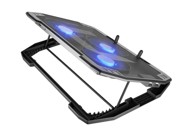 NATEC Kylplatta för bärbar dator Oriole 15,6-17,3 tum LED-kylplatta för bärbar dator 43,9 cm (17,3")