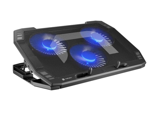NATEC Kylplatta för bärbar dator Oriole 15,6-17,3 tum LED-kylplatta för bärbar dator 43,9 cm (17,3")