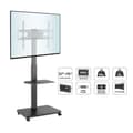 Miniatyrbild 5 av 7: Tm Electron Golvstativ Tv Med Hjul 37´´-75´´ 40kg Silver