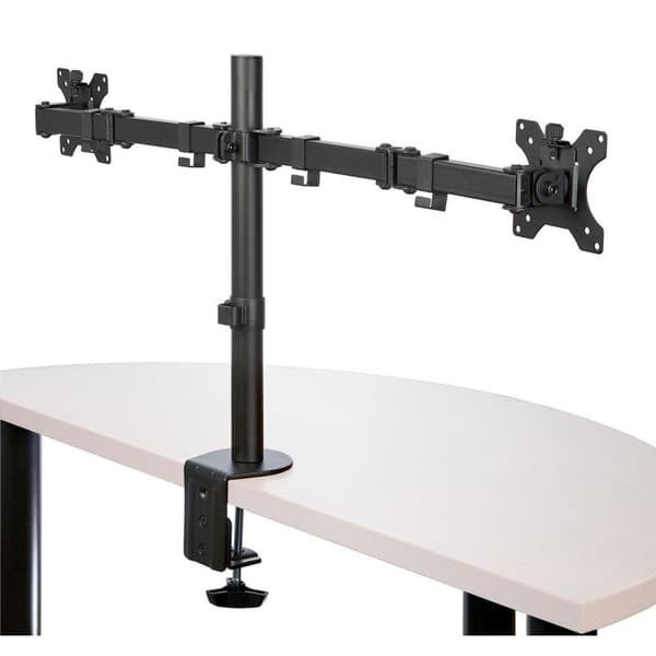 Startech Monitor Arm Dual Crossbar Steel Sort
