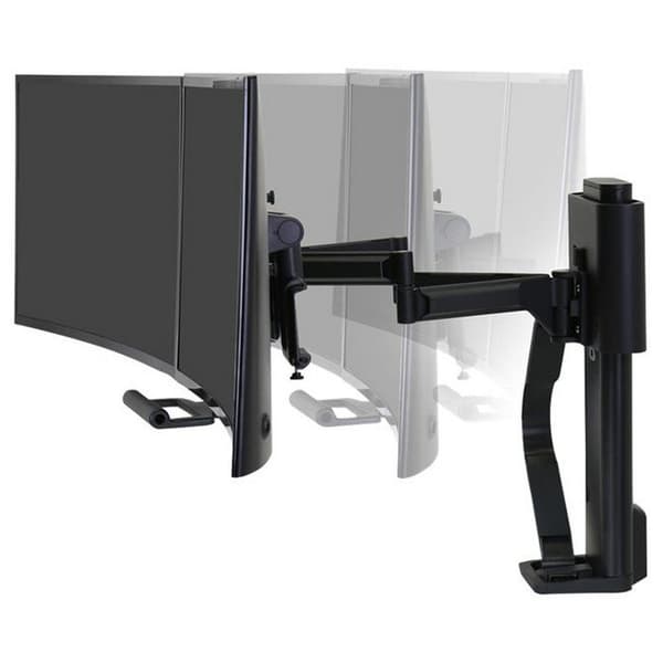 Ergotron Dobbelt Skærmstativ Trace 21.5-27´´ Max 9.8kg Sort