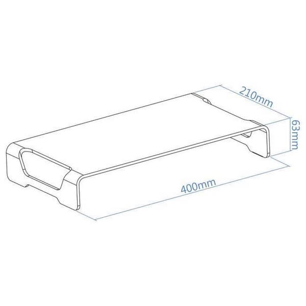 Tooq Skærmstativ Tqmr0004 Transparent