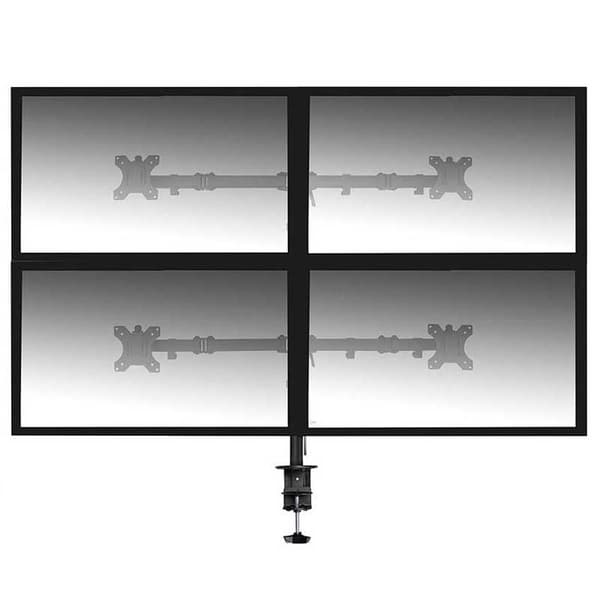 Ewent Monitorstativ Til Ew1514 10-32´´ Max 32kg 4 Skærme Sort Sort