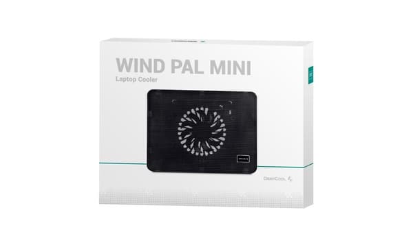 DeepCool Wind Pal Mini laptop kyldyna 39,6 cm (15,6") 1000 RPM Svart