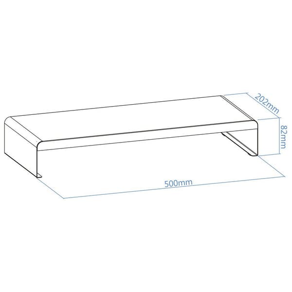 Tooq Näytöt Riser Bracket Tqmr0121 Musta
