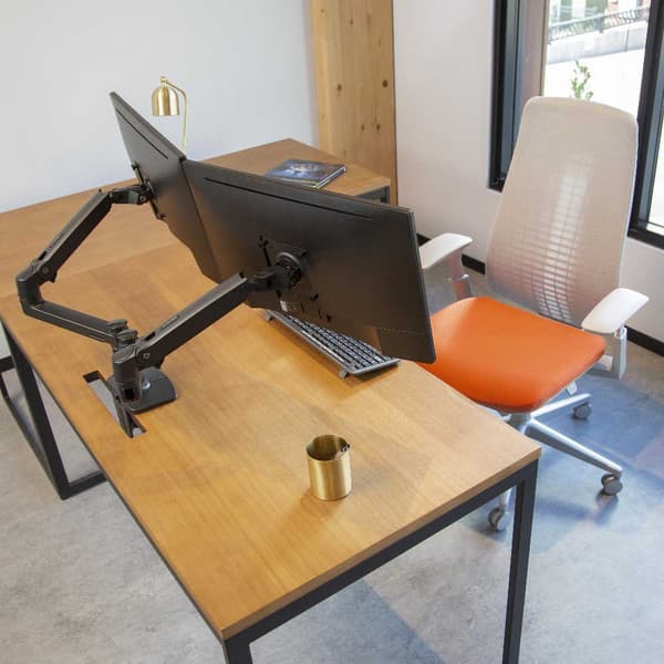 Ergotron Armmontering Til Dobbelt Skærm Lx 45-245-224 27´´ Max 18.1kg Sort