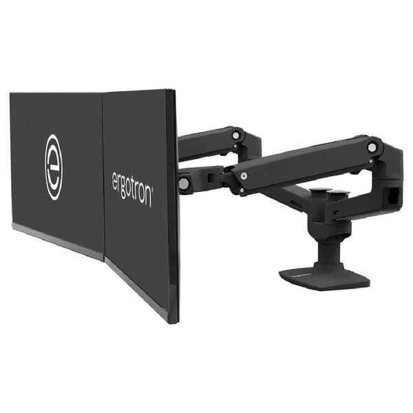 Ergotron Armmontering Til Dobbelt Skærm Lx 45-245-224 27´´ Max 18.1kg Sort Sort