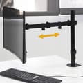 Miniatyrbillede 3 af 10: Emuca Understøtninger Til Bord-og Giratoriske Bord Monitor 360° Sort