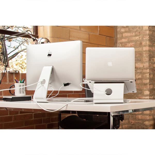 Newstar Desktop Stand 050 Hopeinen