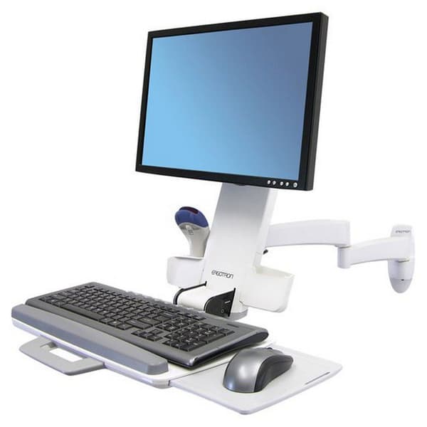 Ergotron Skærmmonteringssæt 200 Series 24´´ Max 8.2kg Hvid Hvid