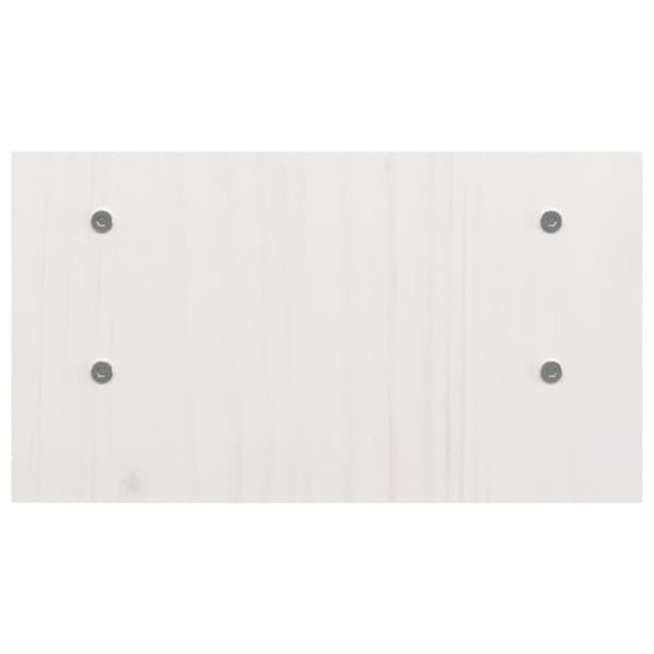 skærmholder 50x27x15 cm massivt fyrretræ hvid