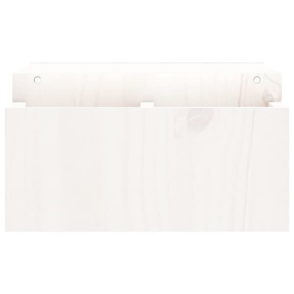skærmholder 70x27,5x15 cm massivt fyrretræ hvid