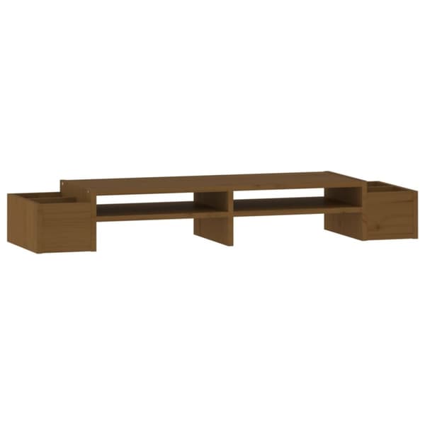 Näyttökoroke hunajanruskea 100x27,5x15 cm täysi mänty