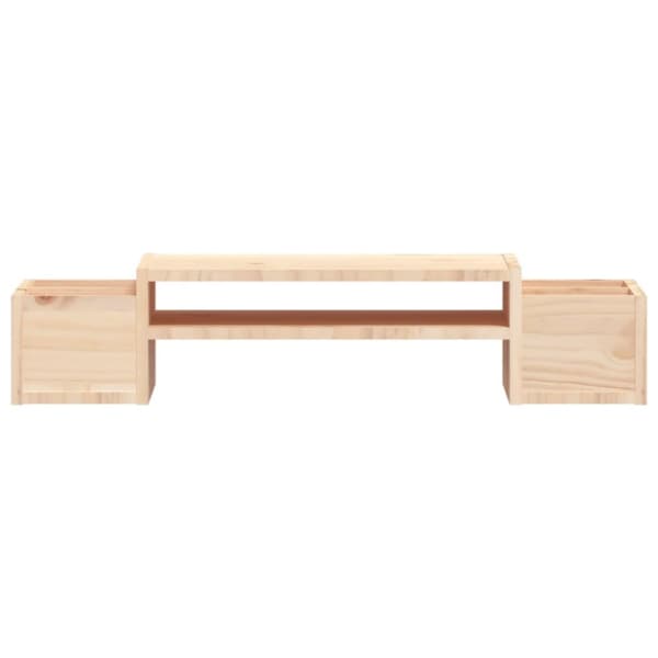 skærmholder 70x27,5x15 cm massivt fyrretræ