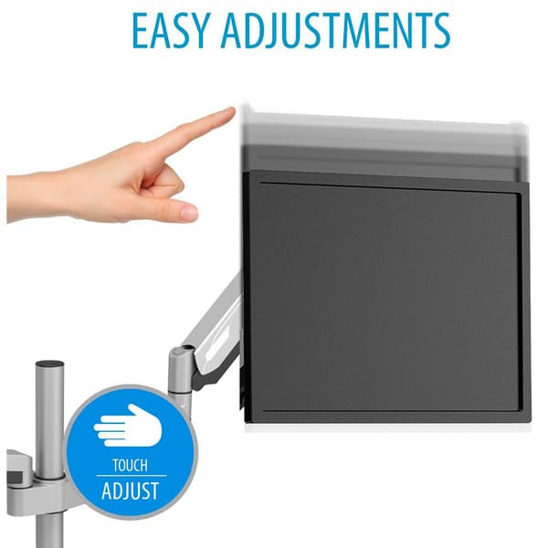 V7 Dual Touch Adjust Monitor Mount Sort