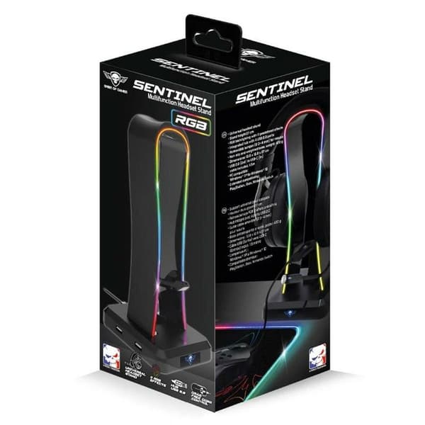 Spirit Of Gamer Understøttelse Af Hovedtelefoner Sentinel Rgb