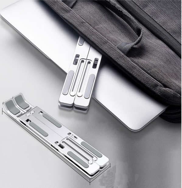 Aluminiumställ till Laptop - Sju justeringshöjder 10 st