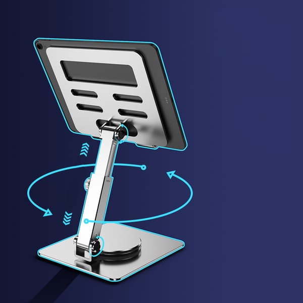 INF Tablettiteline, Kääntyvä tablettijalusta 360 kääntyvällä alustalla