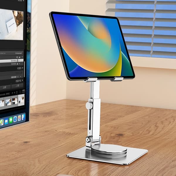 INF Tabletstativ, drejeligt tabletstativ med 360 roterende base