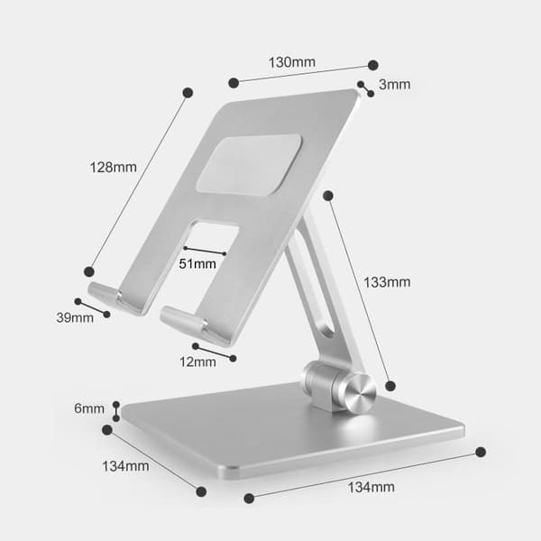 INF Foldbart tabletstativ i aluminiumslegering